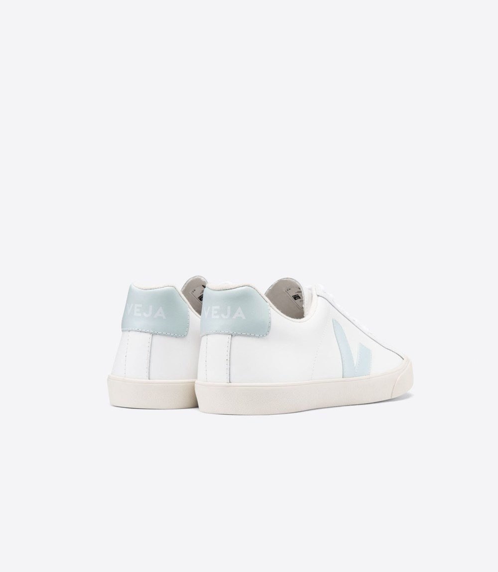 Veja Sneakers Dam - Esplar Läder - Vita - 295384-KGF